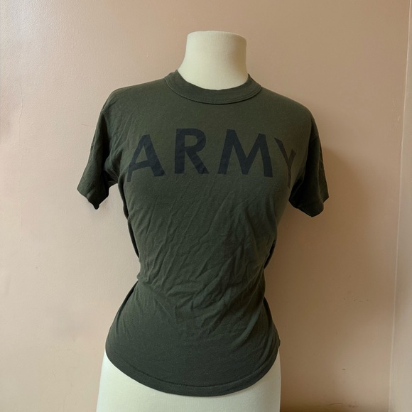 Vintage USA MADE ARMY GREEN SHIRT - Picture 2 of 6